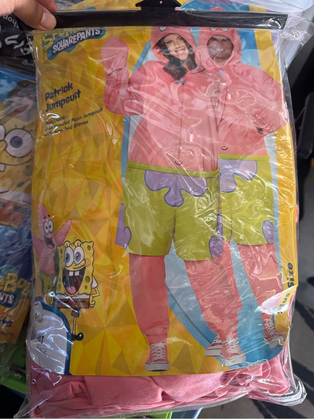 Sponge bob Patrick adult halloween costume